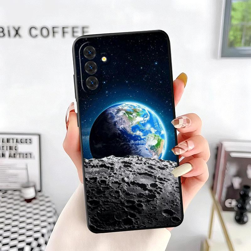Earth Stars Space Universe Soft Phone Case for Samsung A17 A37 A57 A16 A26 A36 A56 A15 A25 A35 A55 A14 A24 A34 A54 A13 A23 A33 A