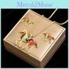 Animal Horse Pendant Necklace With Colorful Oil Drop Design For Women Summer Fashion
