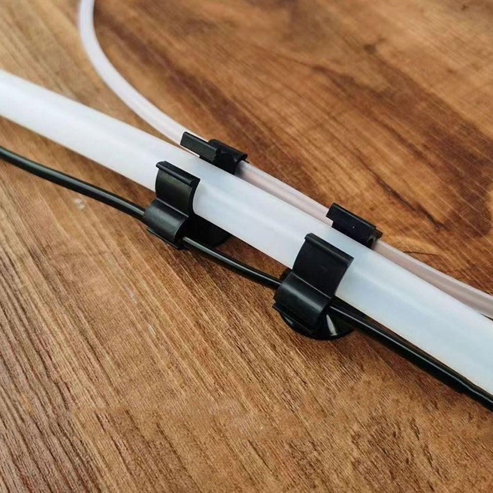 10Pcs ABS Plastic Rubber Fish Tank Sucker Clip Oxygen Tube Clip  for Power Cord Filter Wire
