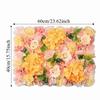 Realistic Artificial Flower Wall Panels 60X40cm Rose Wedding Background  Birthday Party