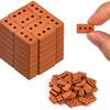 1:16 Scale Mini Brick House DIY Toy - Small Brick Simulation for Micro Landscape