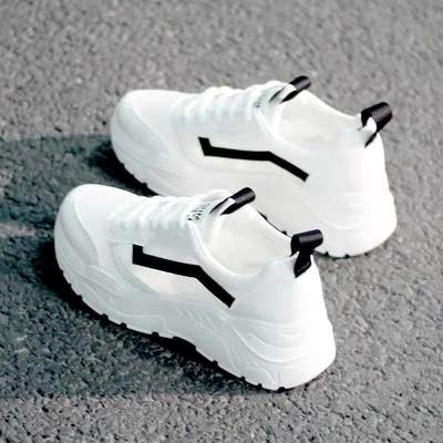 2024 New Fashion Women Casual Shoes Comfortable Breathable Mesh Spring Footwear Lace-up Non-slip Platform Sneakers Summer Female