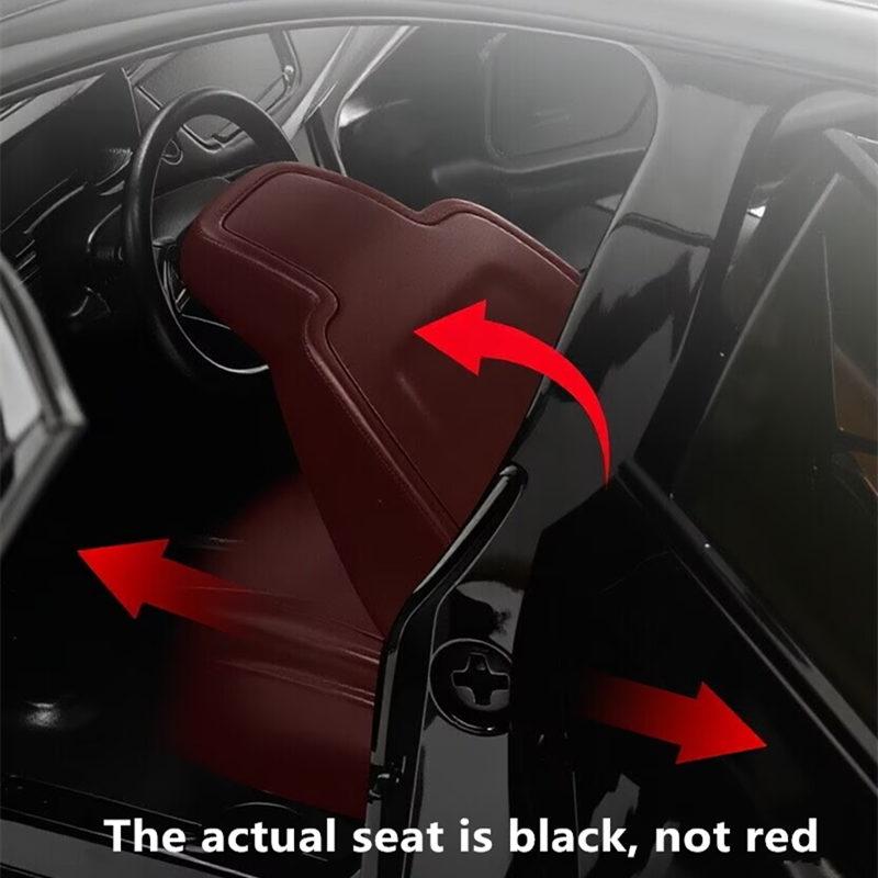 1:24 Cadillac XT6 SUV Alloy Car Model Diecast Metal Off-road Vehicles Car Model Sound and Light Simulation Collection Decoration