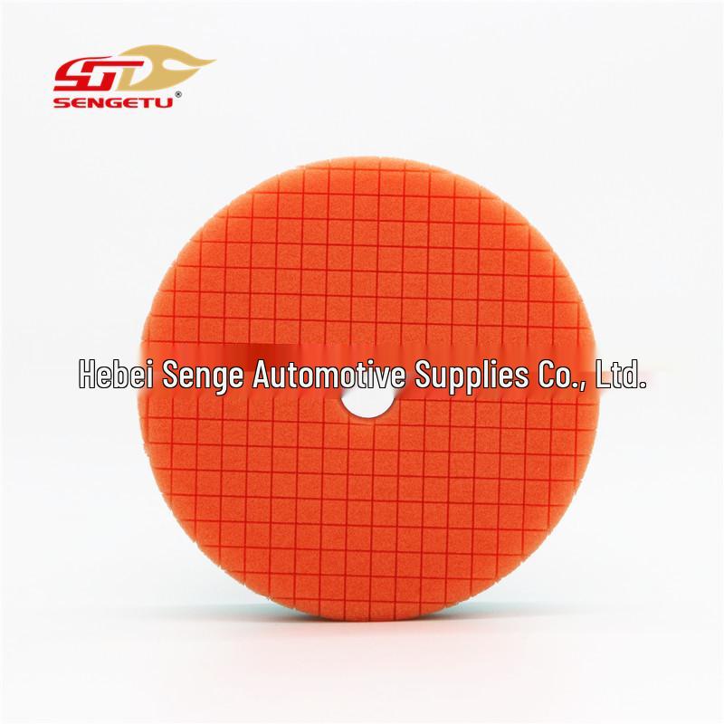 5-inch Beveled Square Self-Adhesive Car Polishing Pad for Surface Scratch Repair