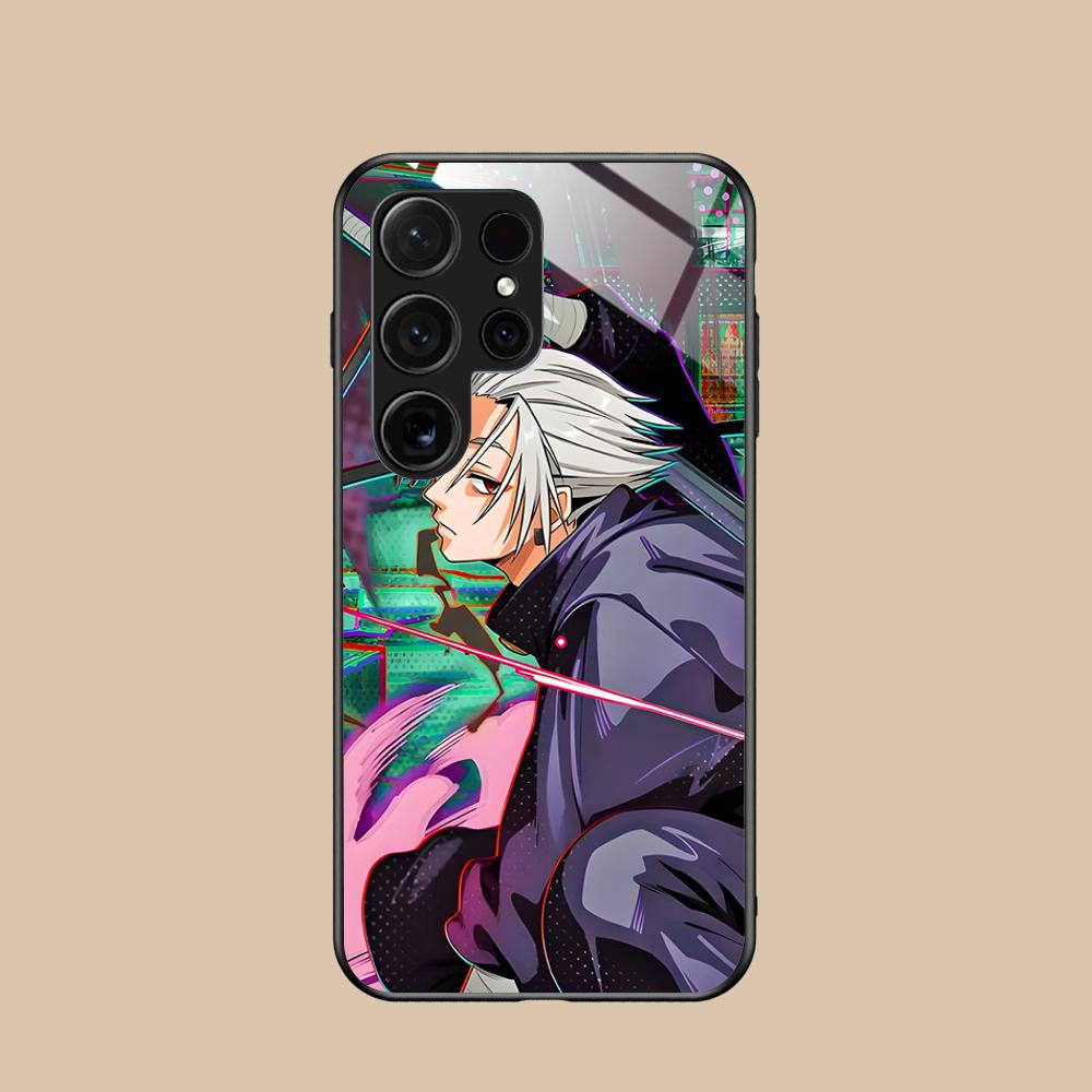 Sakamoto Days Gaku Phone Case for Samsung Galaxy S26 S25 S24 S23 S22 S21 S20 Note20 Plus FE Ultra Glass Colorful Cover Cover