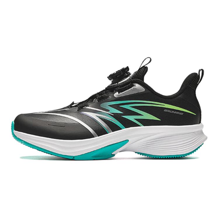 Anta Kids Hailang Lite 2.0 Fabric Comfortable Versatile Non-Slip Breathable Low-Top Running Shoes Men running shoes Black 312435513N-3