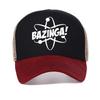 Bazinga Print baseball cap Summer fashion For Men Women snapback hat outdoor sports adjustable mesh sun hats cool trucker caps