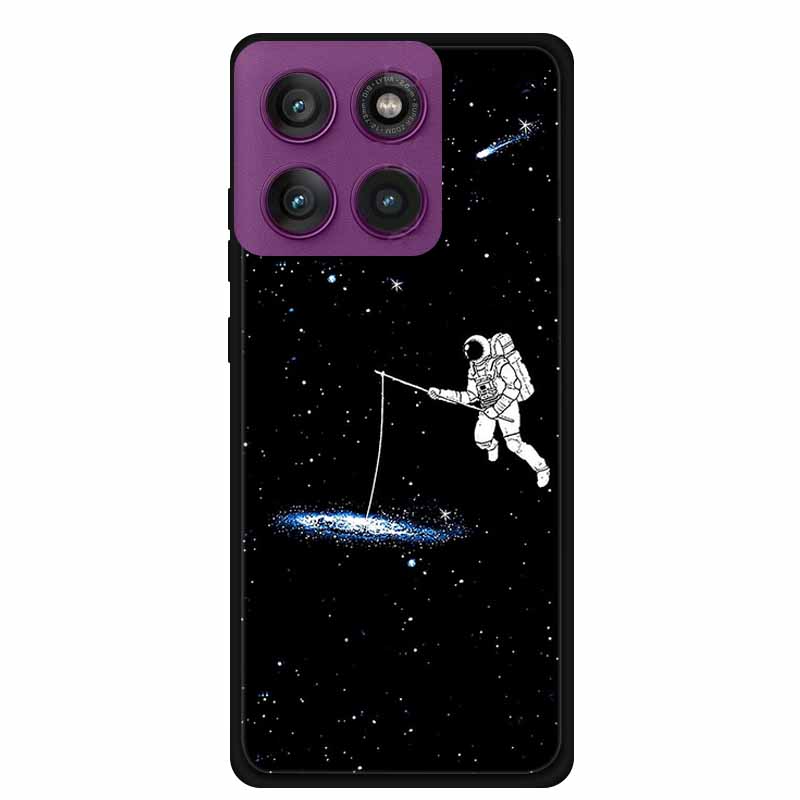 For Motorola Edge 60 Pro 5G Case Edge60 Pro Phone Case Tiger Black Silicone Soft Back Cover For Motorola Edge 60 Pro Case Coque