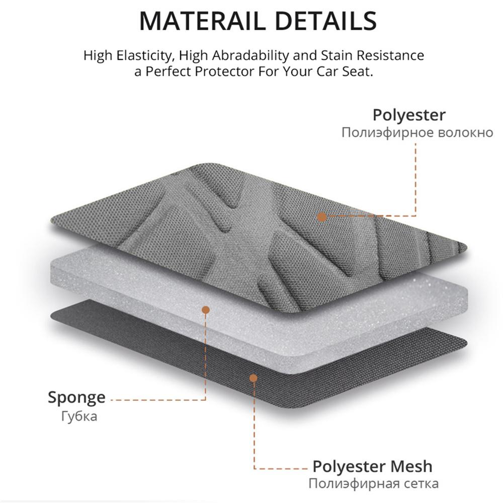 Universal 2+1 Seat Covers Car Seat Covers Protector for Transporter/Van,Universa