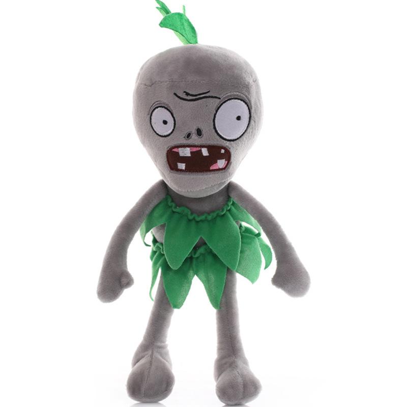 

30cm Plants VS Zombies Stuffed Plush Doll Toys Microphone Zombie Newspaper Zombie Cartoon Game Cosplay Anime Figure Kids Gifts 30CM