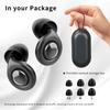Reusable Silicone Sleep Ear Plugs with 10 Eartips & Carrying Case Snore Blocker Ear Plug Noise Cancelling Ear Plugs for Sleeping