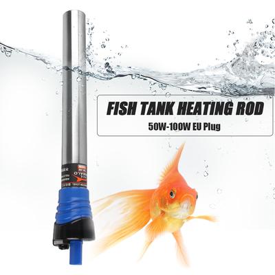 Thermostat Heater Rod 220V EU Plug Fish Tank Heating Rod Aquarium Accessories Adjustable Temperature For Fish Tank Water Heating 50W/100W