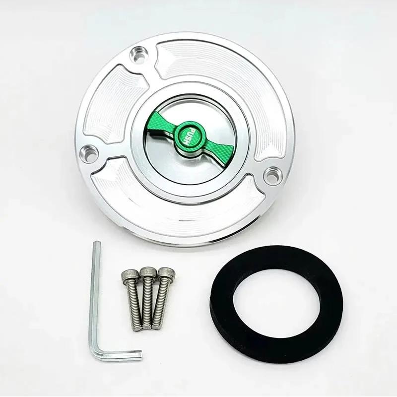 Motorrad CNC Tankdeckel Abdeckung Für KAWASAKI ER6N ER6F ER650 ZZ1400 ZX14R Z650 NINJA650 Z800 Z1000 ZX6R ZX1000S/SX