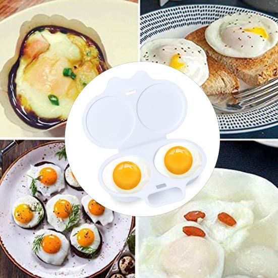 2 slot per uova, microonde, mini fornello da cucina, vaporiera per colazione, caldaia