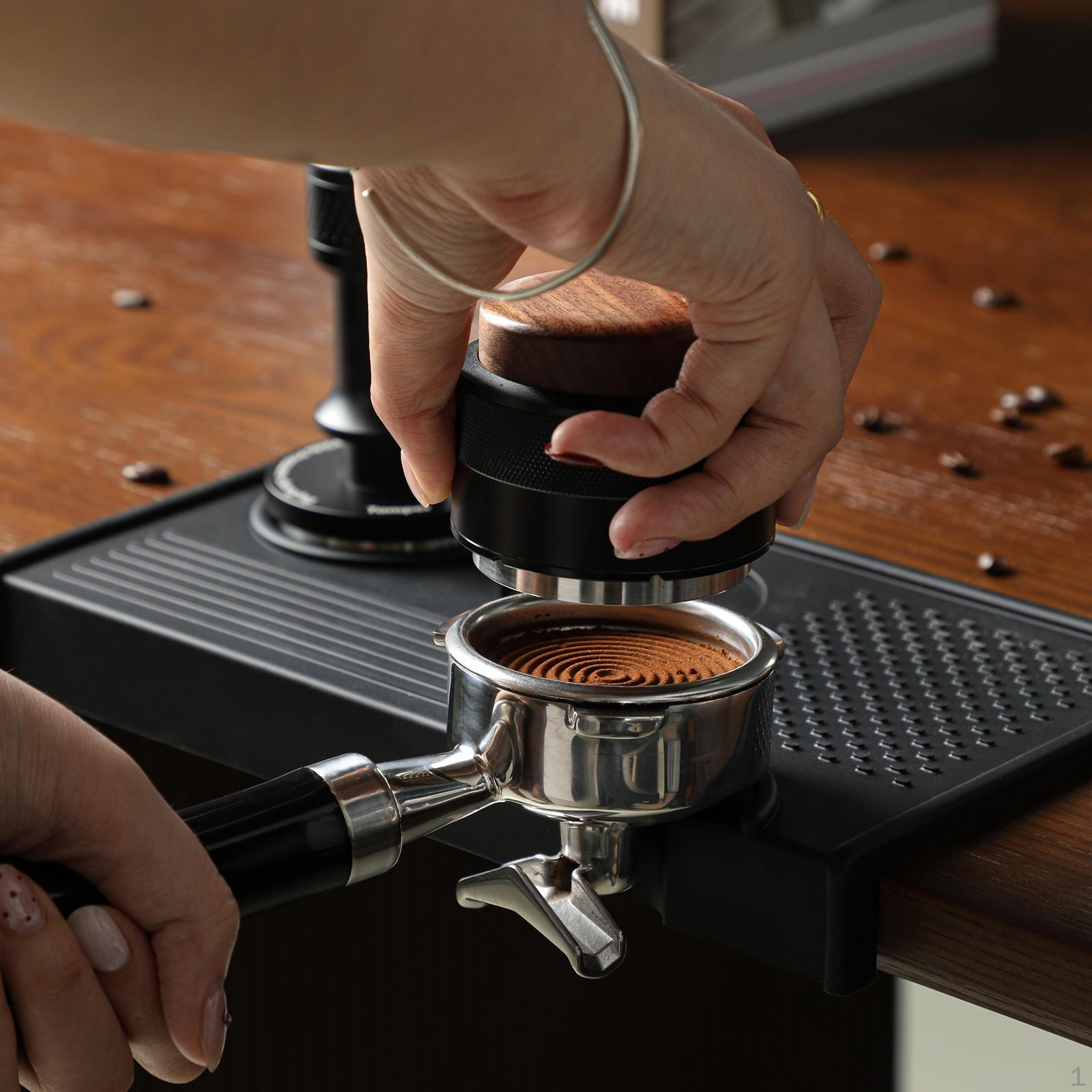 

Коврик для темперирования кофе Barista Tool Угловая накладка для темперирования Станция для эспрессо Аксессуары для чёрный