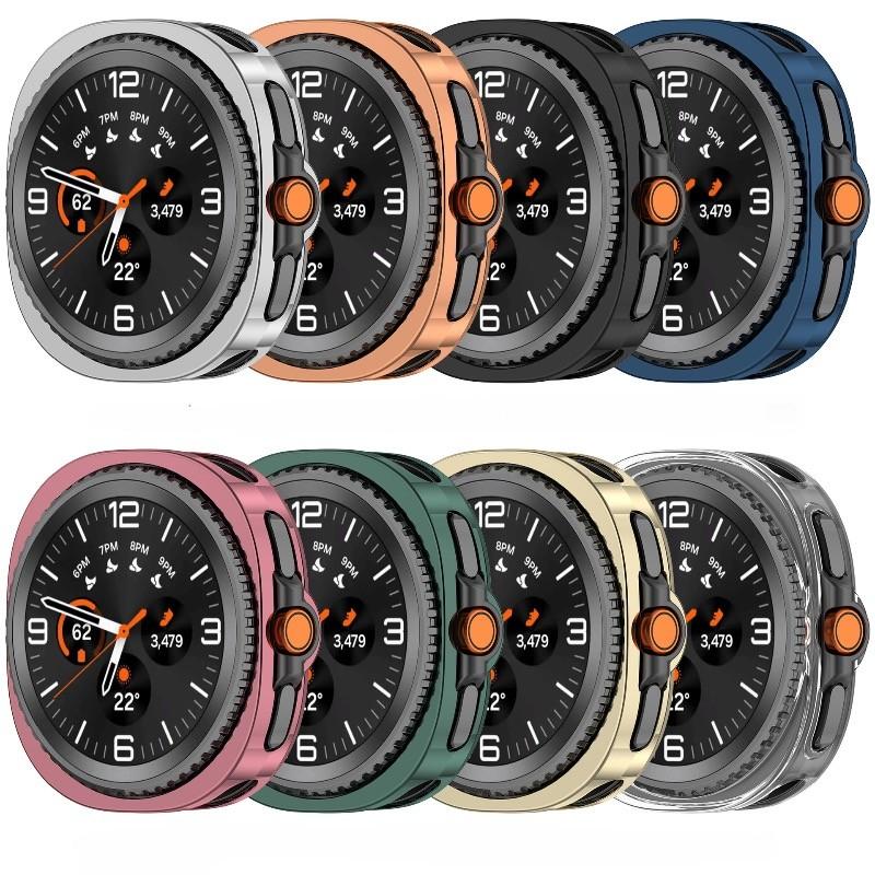 Silicone TPU Shell for Samsung Galaxy Watch 8 40mm 44mm Classic Ultra2 Full Cover Case Accessory