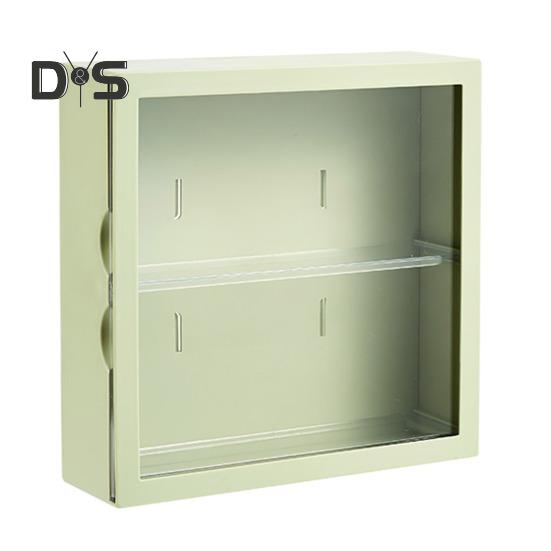 

Шкаф-витрина для фигурок, пылезащитная полка, большая вместимость, простая установка, настенный органайзер для статуэток, коллекционная витрина зелёный