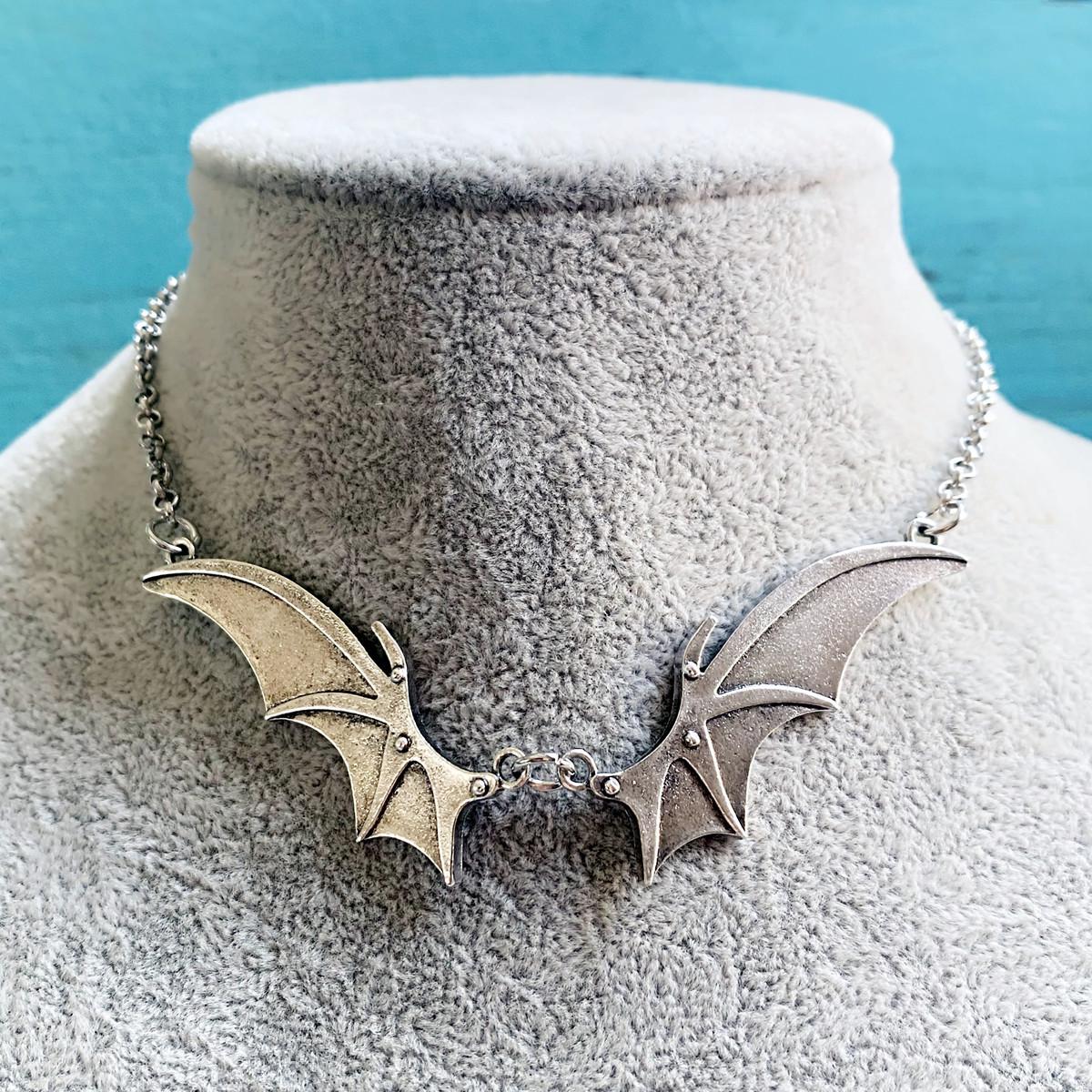 Vampire Bat Wing Gothic Necklace