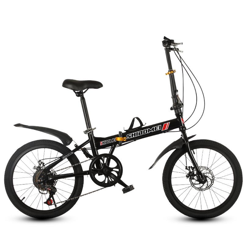 12-20 Inch Unisex Folding Bicycle - Lightweight Portable for Adults & Students