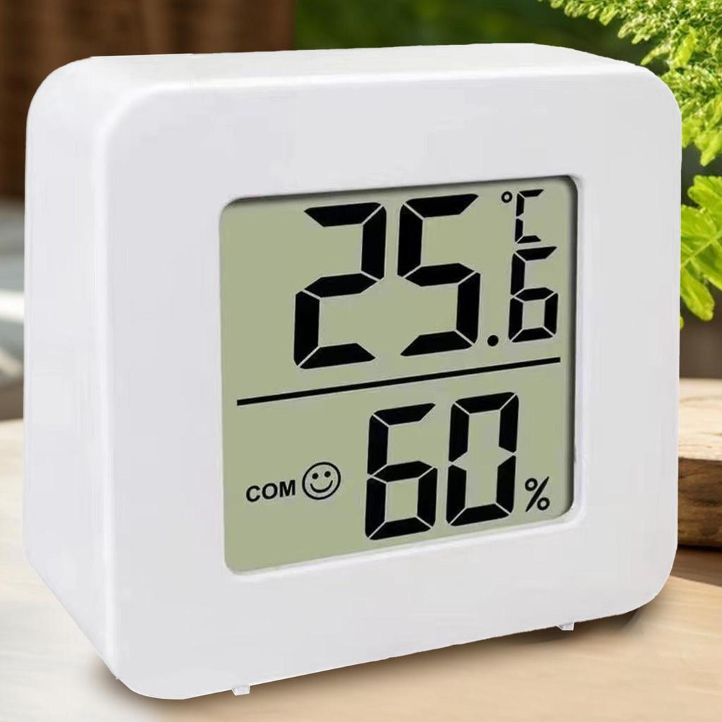 Temperature Humidity Monitor Indoor Temperature Meter Hygrometer Temperature Meter Small Hygrometer LCD Display Gauge for Home