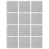 Pack of 12 Soundproof Foam Panels Wall Self Adhesive Acoustic Tiles Polyester Texture Perfect for Studios and Home Wall