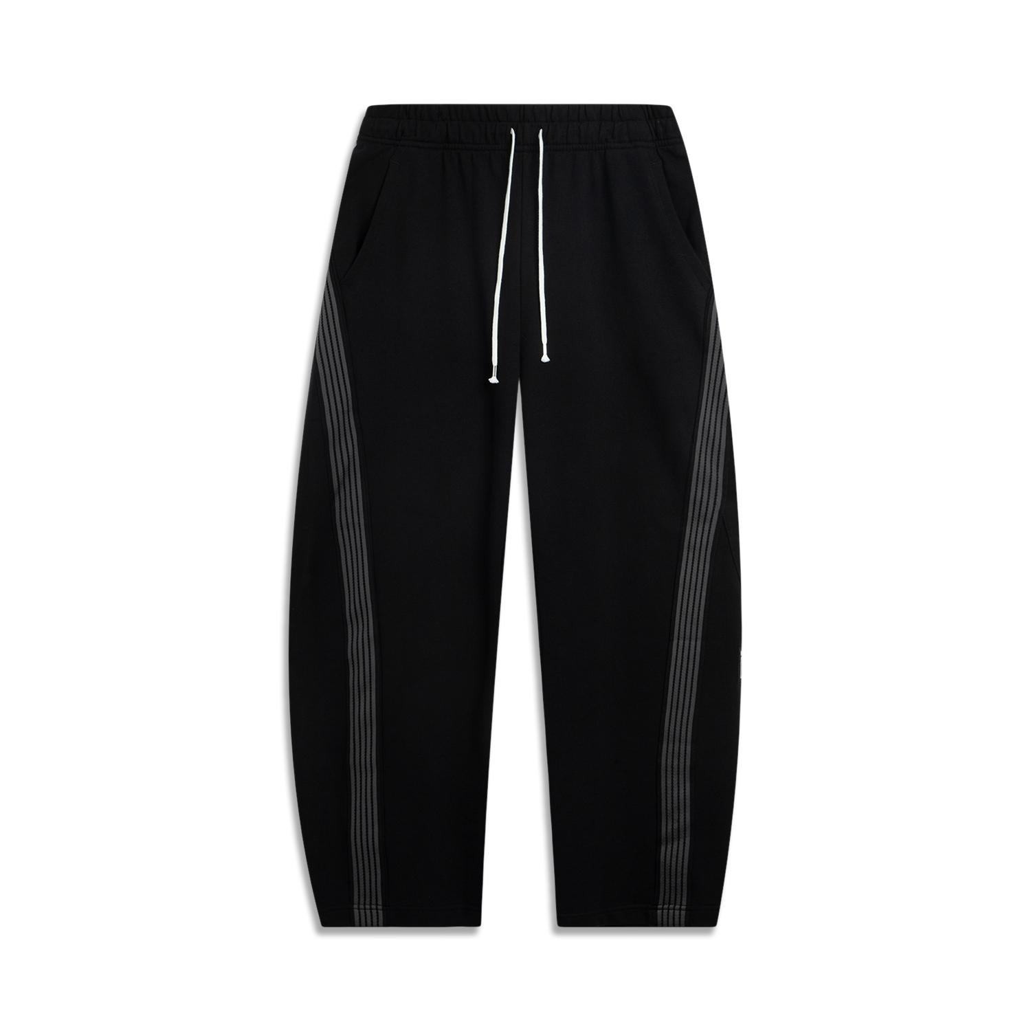 

Li-Ning Серия Баскетбол Полосатые Со средней посадкой На кулиске Дышащие Универсальные Прямого кроя Повседневные брюки Мужские низы Черный AKLVB95-1 3XL