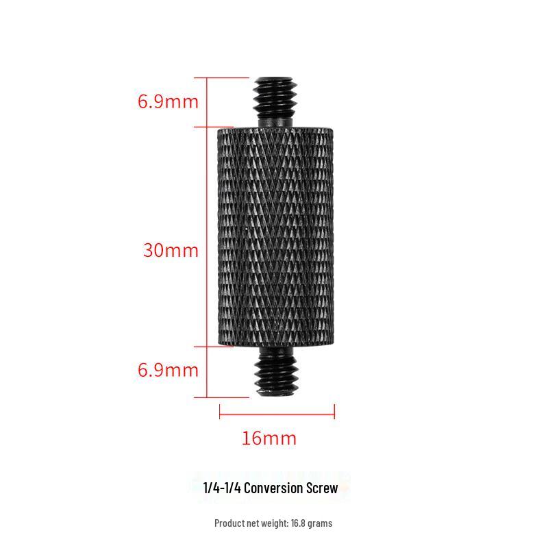 TEXIAN Double Head 1/4  Tripod Conversion Screws (4-Pack)