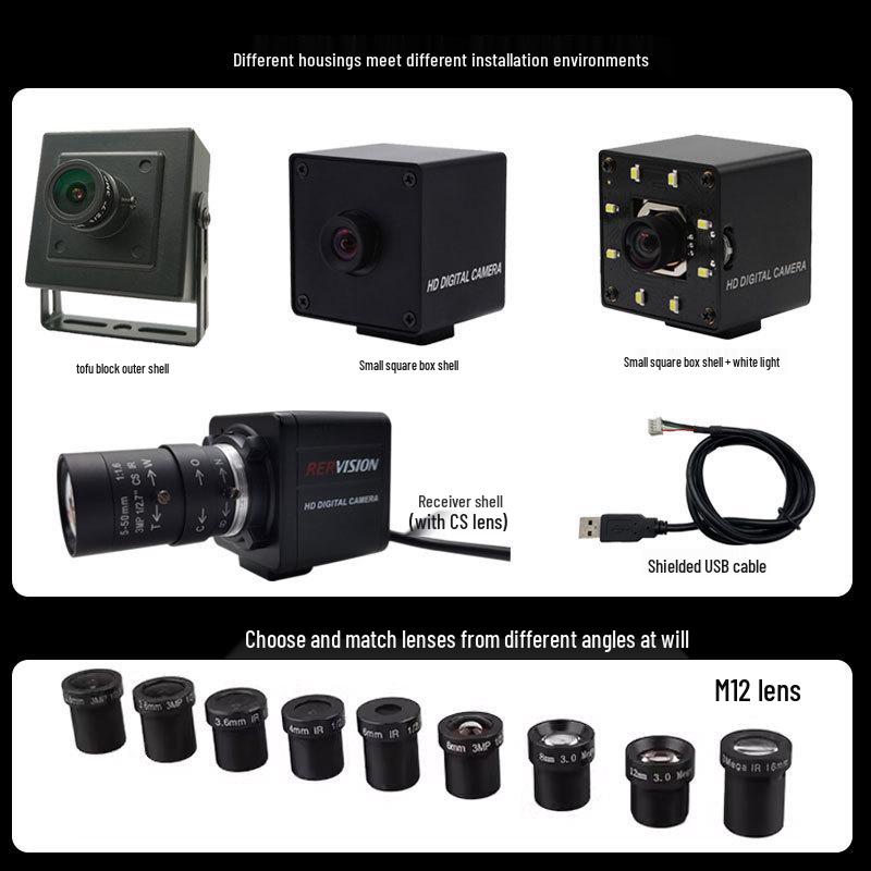2MP HD USB-Kameramodul, 60/90/640 FPS, Kein Ghosting, Treiberlos für Drohnen