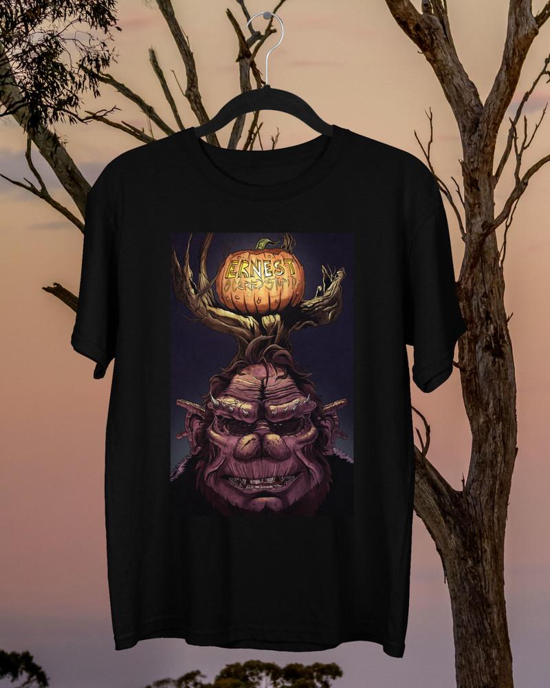 Ernest Scared Stupid Jim Varney Halloween Shirt Funny Black Unisex S-5XL 1H0168 Unisex T-Shirt XXXXL