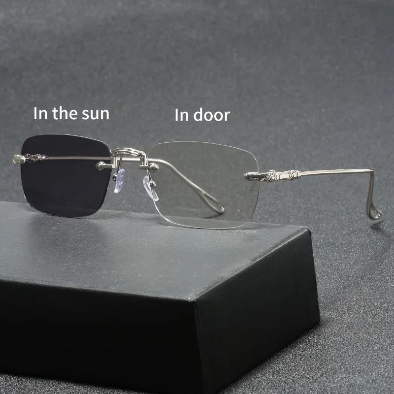 Men Women Trendy Sunglasses Outdoor Travel Smart Pochromic Sun Glasses Unisex Eyewear