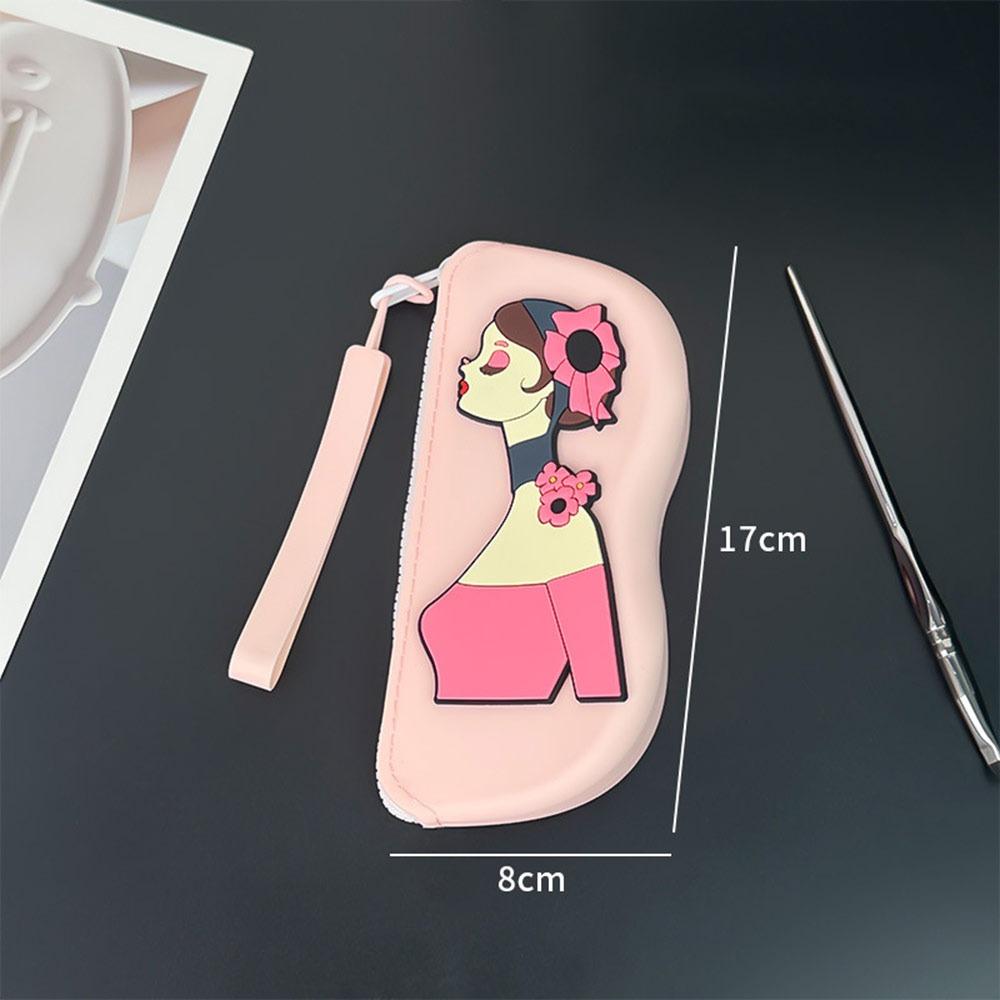 Portable Multifunctional Glasses Bag Dustproof Silicone Small Items Bags Waterproof Sunglasses Storage Clip