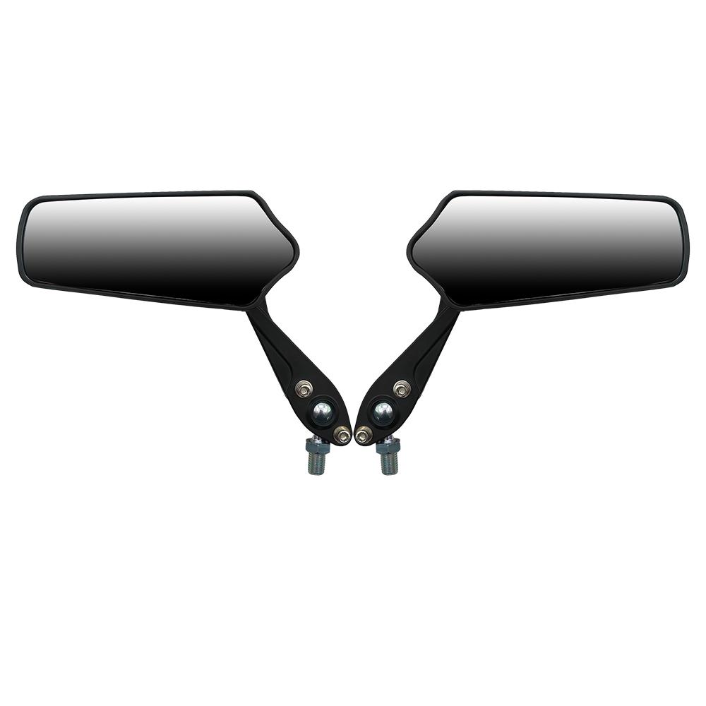

2 шт. 8 мм/10 мм универсальные зеркала заднего вида для мотоцикла боковые зеркала для кафе-гонщиков старой школы скутера для бездорожья