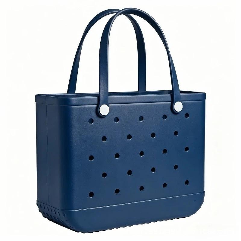Borsa da Spiaggia EVA Grande Capacità Borsa a Rete Donna Borsa da Viaggio Custodia Accessori Fai-da-te Impermeabile Leggera
