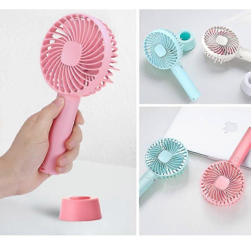 Mini Fan Handheld Portable Hand Fan Rechargeable Usb (color : White, No Standard Battery) (a-5-f6)