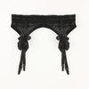 Lace Garter Belt with Adjustable Straps and Ribbon Bow Detail for Women Japanese Style Lace Design