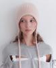 Laenilaeni Angora Strap Bonnet Beanie - Angora Strap Beanie [ Kitten Pink ]