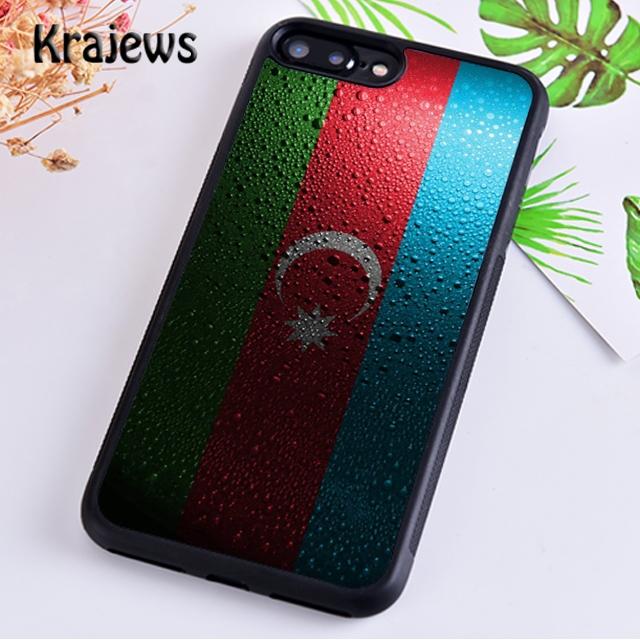 Krajews Azerbaijan Flag Soft Phone Case Cover For iPhone 14 5s 6s 7 8 Plus X XR XS 11 12 13 Pro Max Samsung Galaxy S21 S22 Ultra