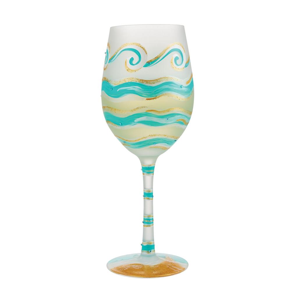 enesco Lolita Wine Glass, Eternal Tides, 6012479