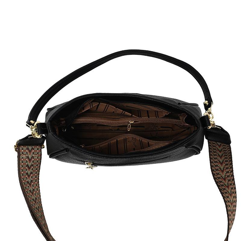 Nuova borsa quadrata piccola, elegante e semplice, grande capacità, borsa a tracolla di temperamento, texture in pelle morbida, borsa a tracolla per uscire e per il lavoro