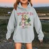 Children's Fashionable Casual Long-sleeved Loose Christmas Print Pullover Hooded Sweatshirt