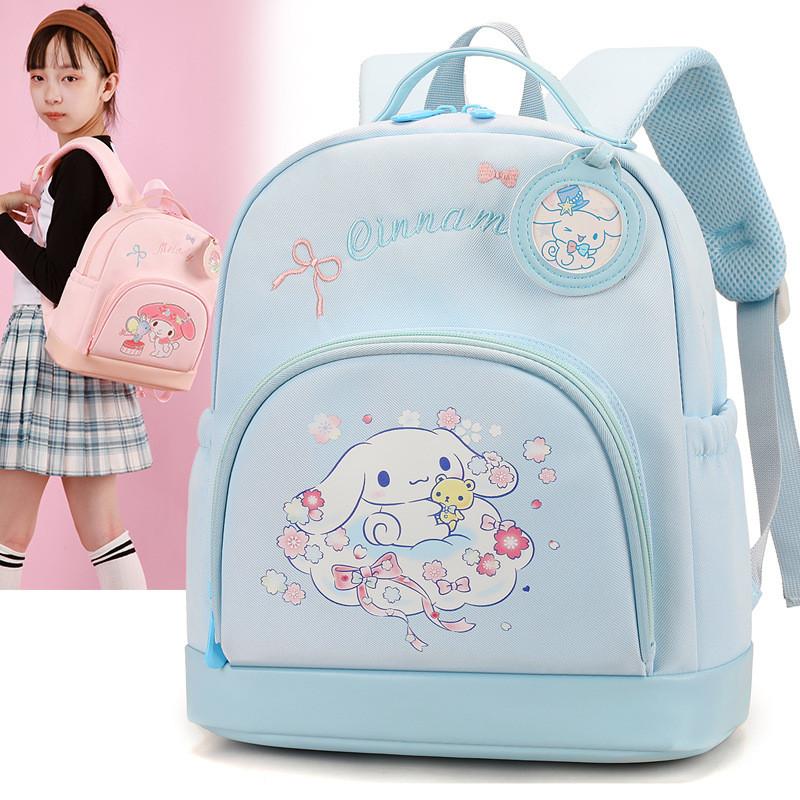 Zaino per Bambina Cartoon Kuromi in Nylon Traspirante per Bambine in Età Scolastica