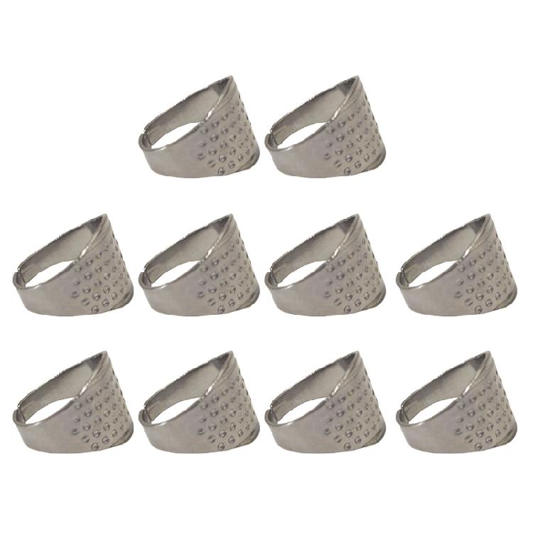 Finger Protector Fingertip Thimble Metal Sewing Thimble Shield Rings Accessories