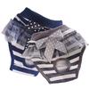Pet Short Pants Lace Design Breathable Washable Dog Briefs Pet Physiological Pants for Female Dogs