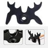 Snooker Billiards Cue Rack Pool Billiard Cue Bridge Head Plastic Slip-On Bridge Billiards Crosses Antlers Rod Holder