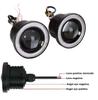 Waterproof Headlights Daytime Running DayLight Turn Signal Trunk Led Car COB Auto DRL Led 12V HeadLamps Angel Eyes Fog Lamp