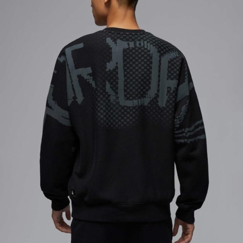 New Jordan GFXFlt Sweatshirt Men's Black HQ8826-010