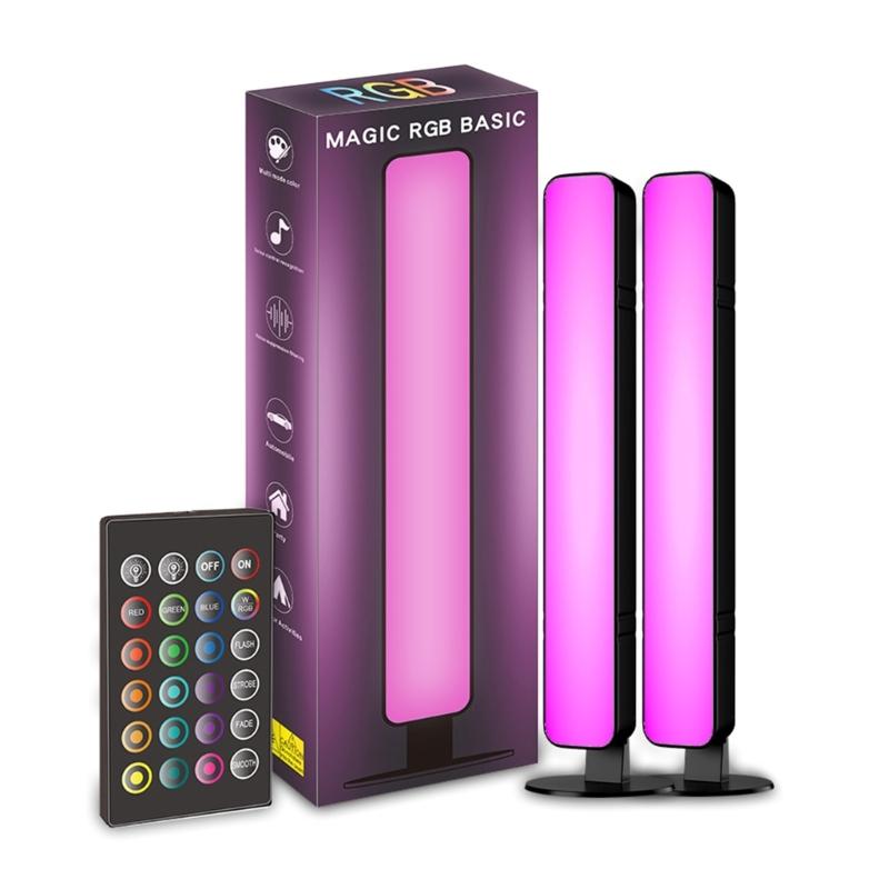 LED Light Bar USB Power Music LED Strips For Gaming Setups And Studio Lamp Decoration ABS Housing USB Power Supply