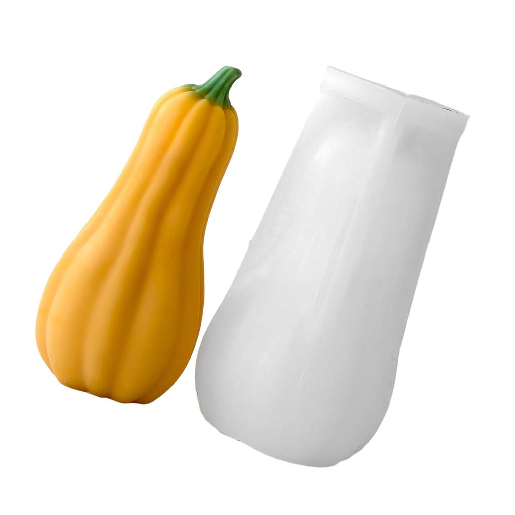 Pumpkin Candle Mould Halloween Silicone Molds Ornament Molds Castings Molds Plasters Molds for Home Decoration