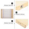Premium Wooden Slide Storage Box with Numbered Slots 100 Capacity for Microscope Slides Lab Specimen Organization Container
