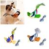 Cartoon Kitten Squeaky Toy Attractive Bird Shape Small Kitten for Cats Teething